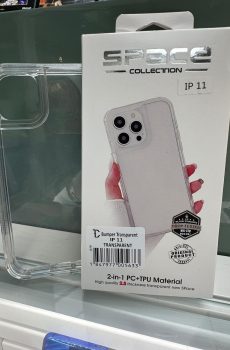 COQUE BUMPER TRANSPARENT IPHONE