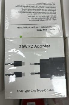 PD CHARGEUR 25W CABLE BOITE