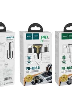 CHARGEUR ALLUME CIGARE HOCO Z31A PD+QC3.0